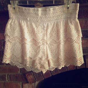 Lace shorts